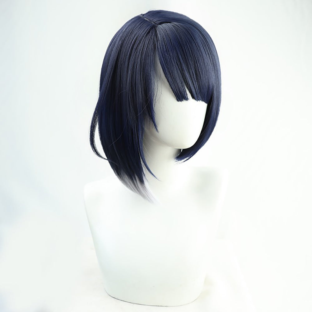 Genshin Impact Kujou Sara Blue Cosplay Wig-Cosplay Instrumentality Project
