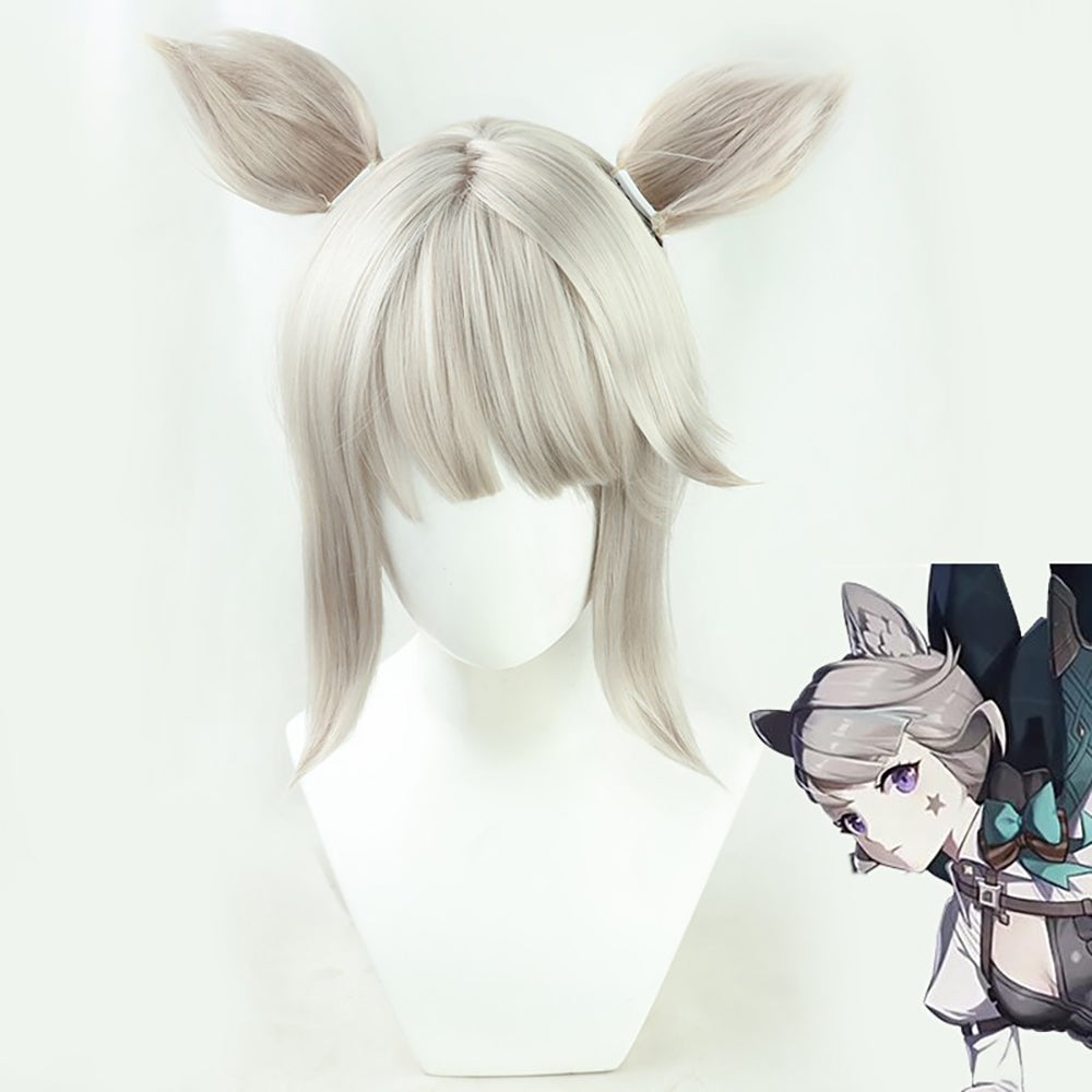 Genshin Impact Lynette White Cosplay Wig-Cosplay Instrumentality Project
