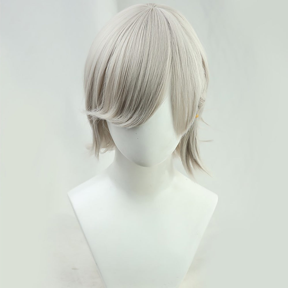 Genshin Impact Lyney White Cosplay Wig