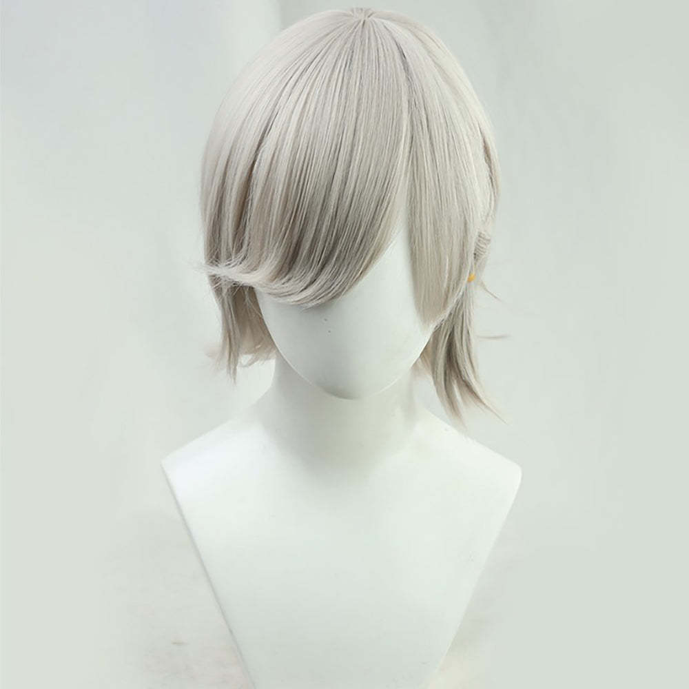 Genshin Impact Lyney White Cosplay Wig