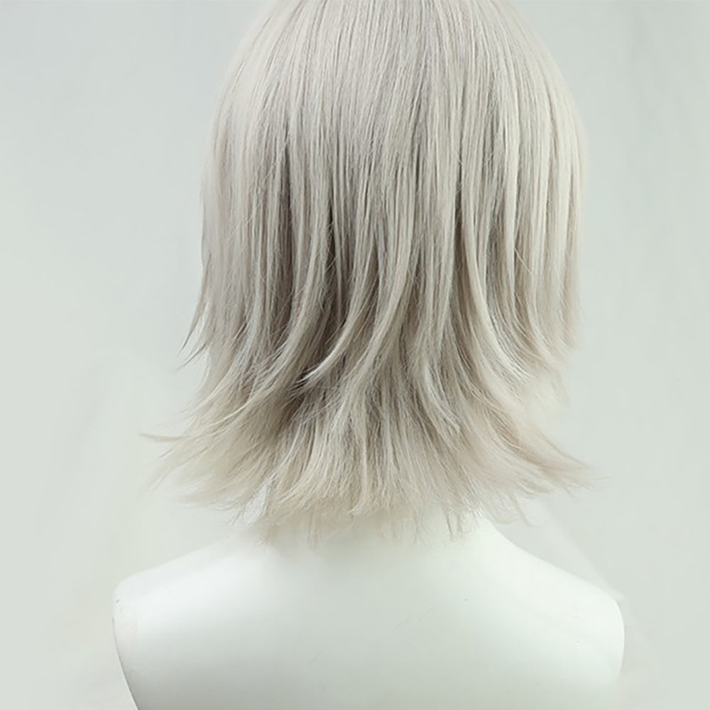 Genshin Impact Lyney White Cosplay Wig