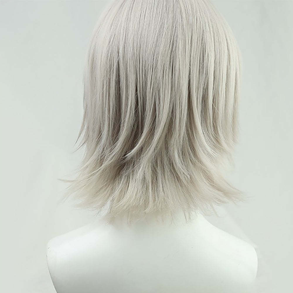 Genshin Impact Lyney White Cosplay Wig