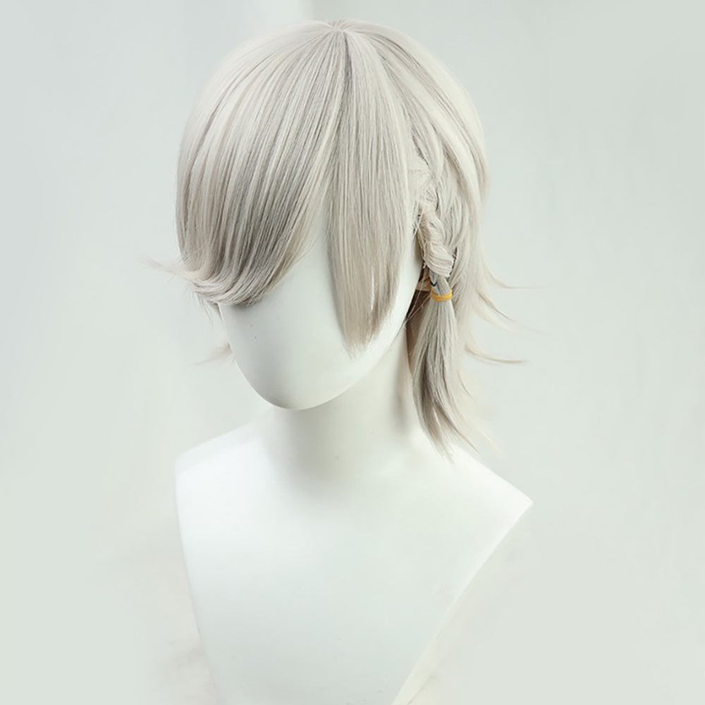 Genshin Impact Lyney White Cosplay Wig