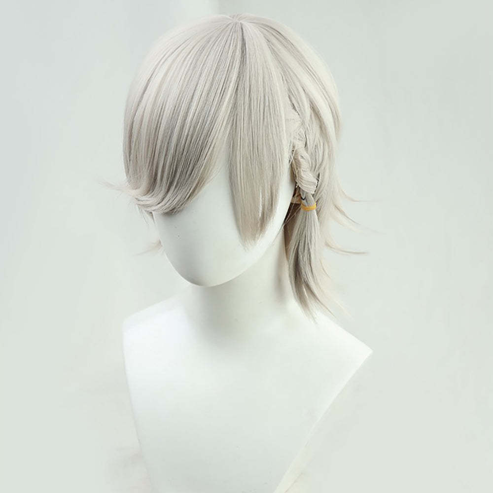 Genshin Impact Lyney White Cosplay Wig