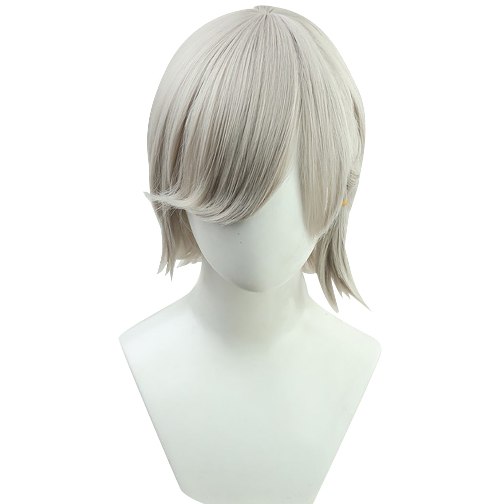 Genshin Impact Lyney White Cosplay Wig