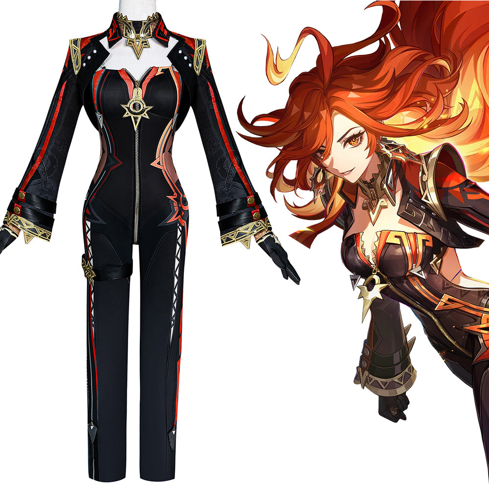 Genshin Impact Mavuika Cosplay Costume-Cosplay Instrumentality Project