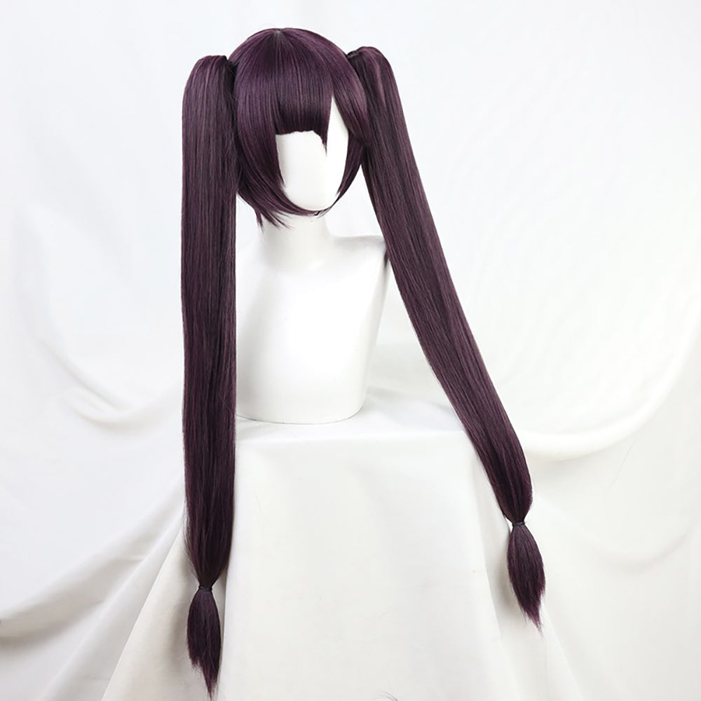 Genshin Impact Mona Purple Cosplay Wig