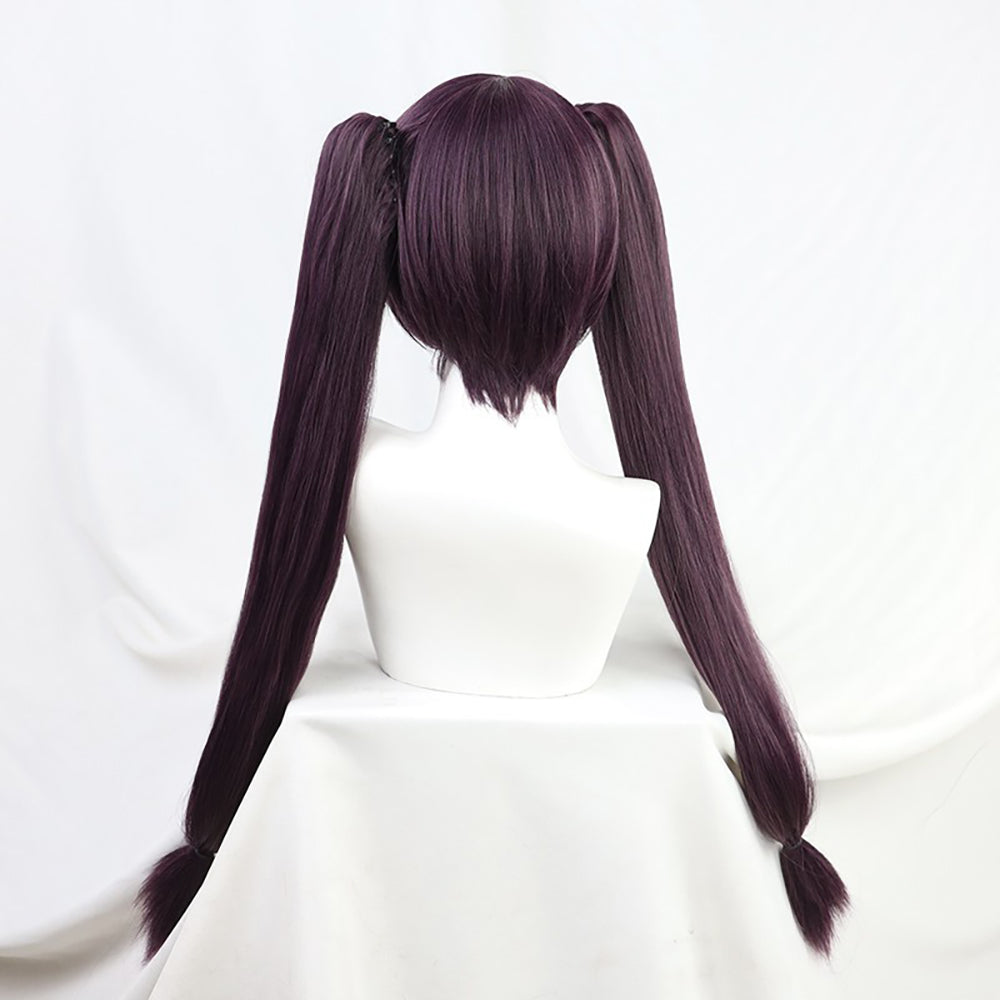 Genshin Impact Mona Purple Cosplay Wig