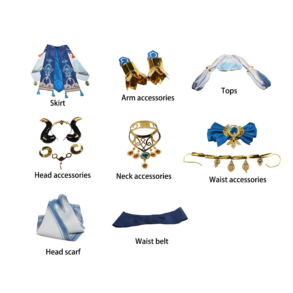 Genshin Impact Nilou Cosplay Costume-Cosplay Instrumentality Project