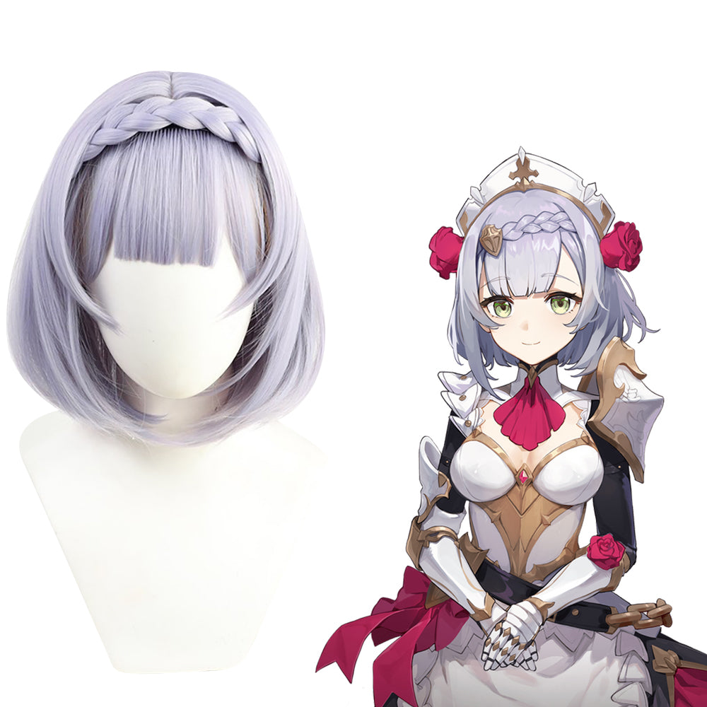 Genshin Impact Noelle Silver Cosplay Wig-Cosplay Instrumentality Project
