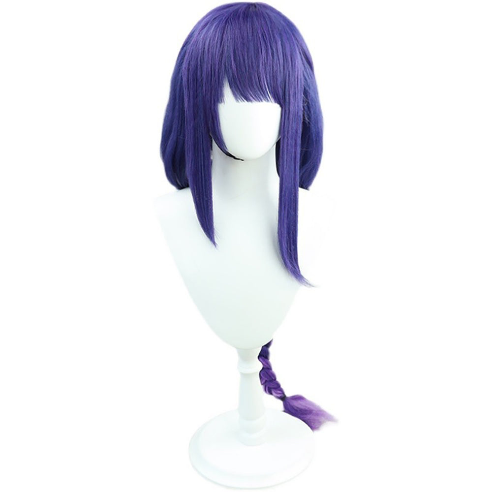 Genshin Impact Raiden Shogun Purple Cosplay Wig