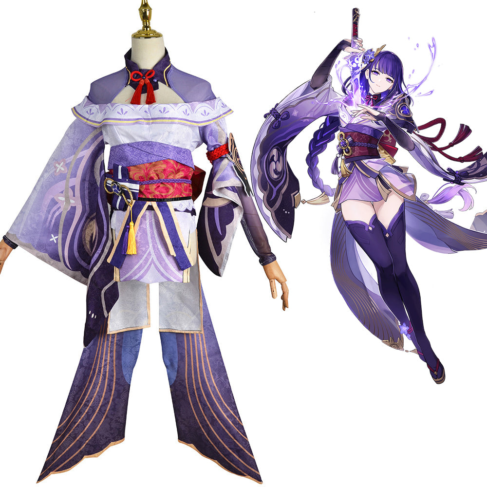 Genshin Impact Raiden Shogun Cosplay Costume