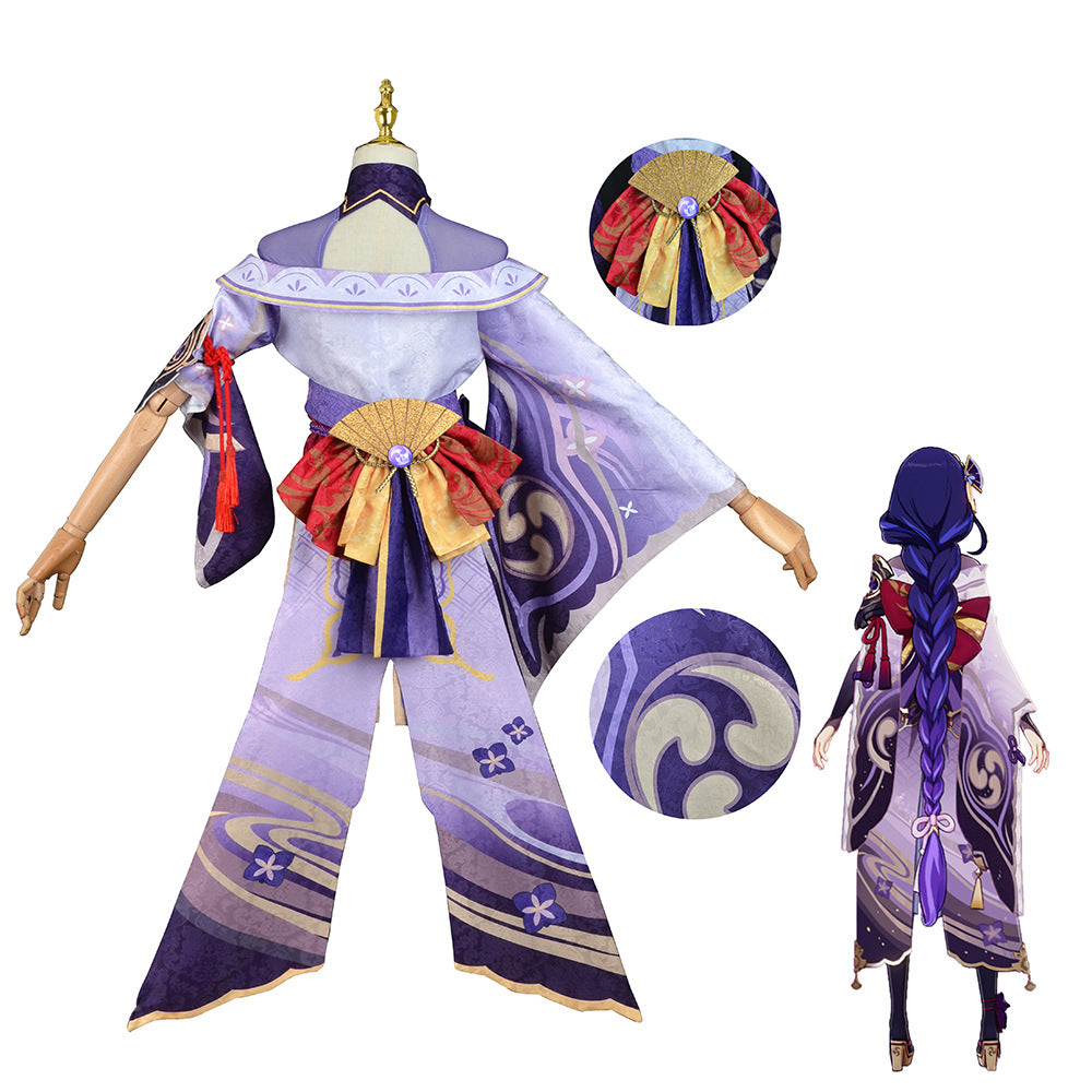 Genshin Impact Raiden Shogun Cosplay Costume