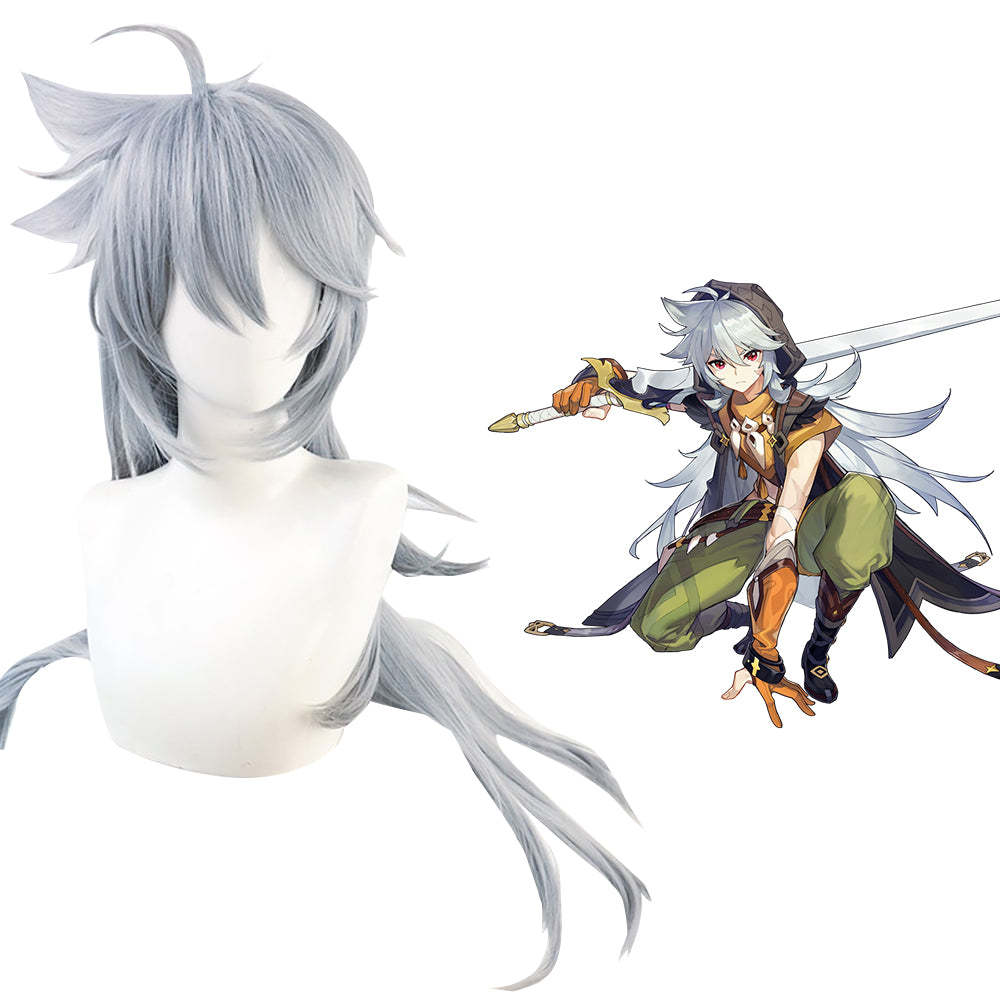 Genshin Impact Razor Silver Cosplay Wig-Cosplay Instrumentality Project