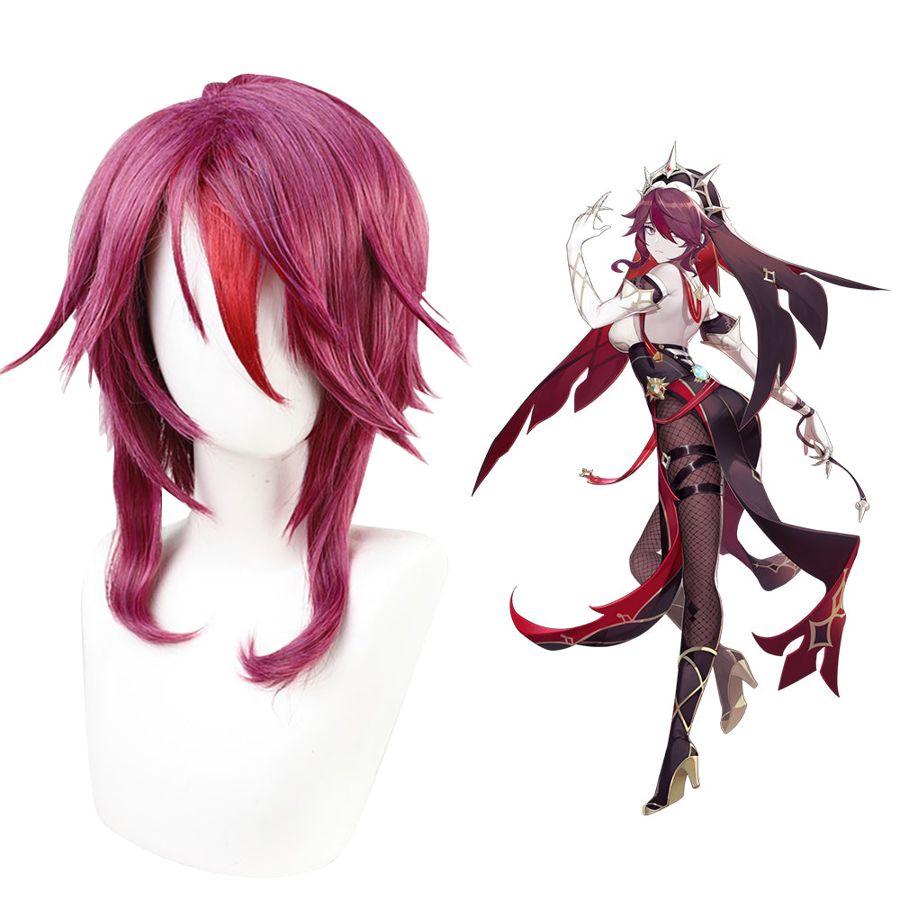 Genshin Impact Rosaria Purple Cosplay Wig