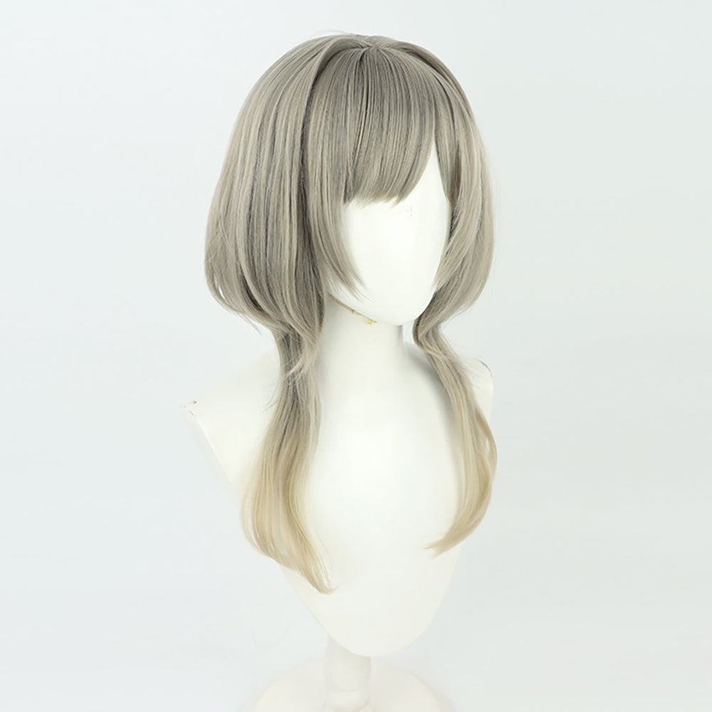 Genshin Impact Sandrone Marionette the Seventh of the Eleven Fatui Harbingers Silver Cosplay Wig