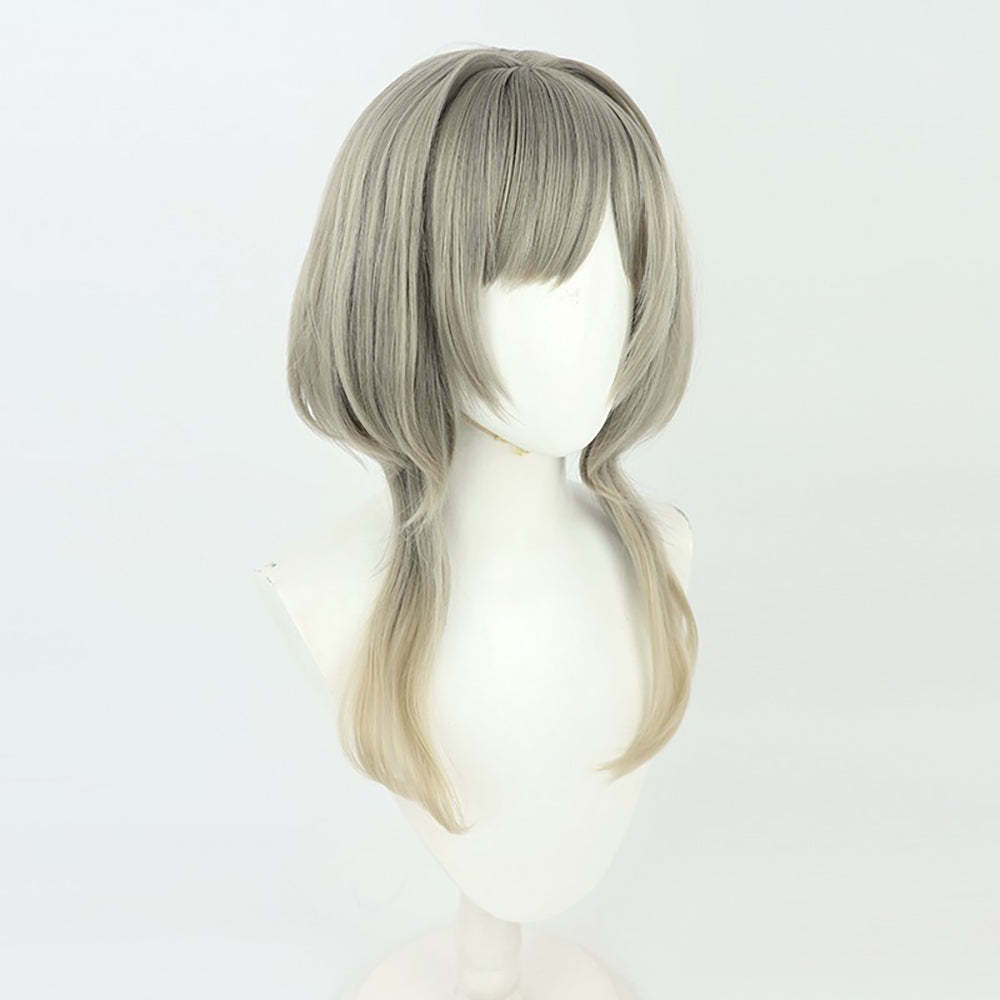 Genshin Impact Sandrone Marionette the Seventh of the Eleven Fatui Harbingers Silver Cosplay Wig