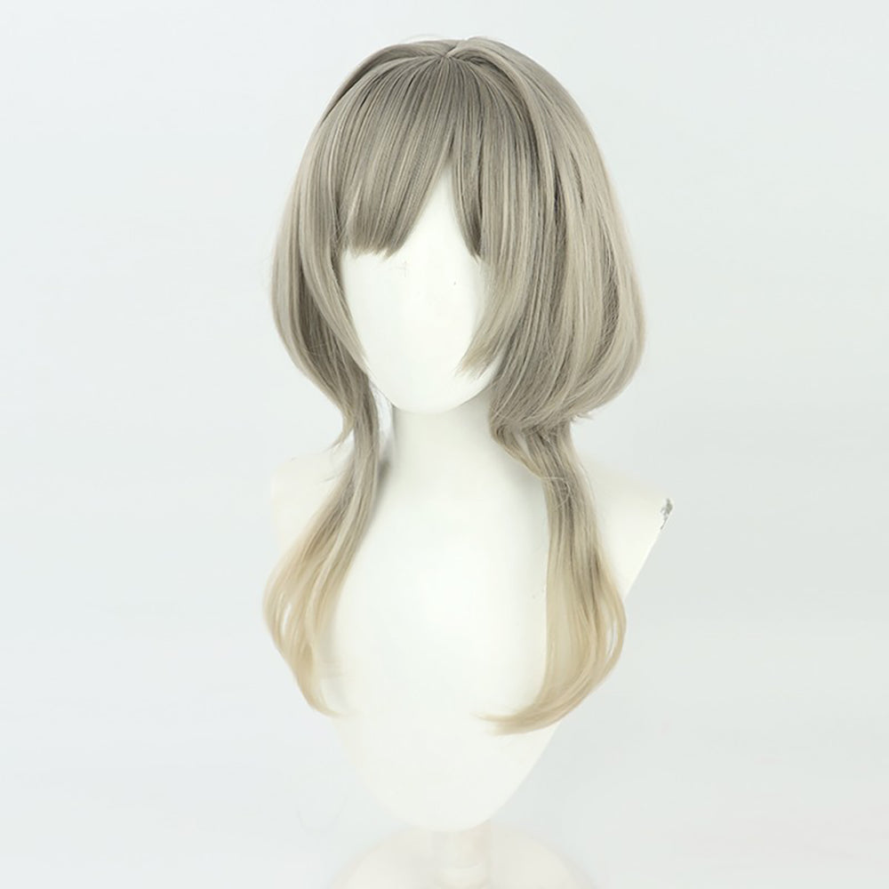 Genshin Impact Sandrone Marionette the Seventh of the Eleven Fatui Harbingers Silver Cosplay Wig