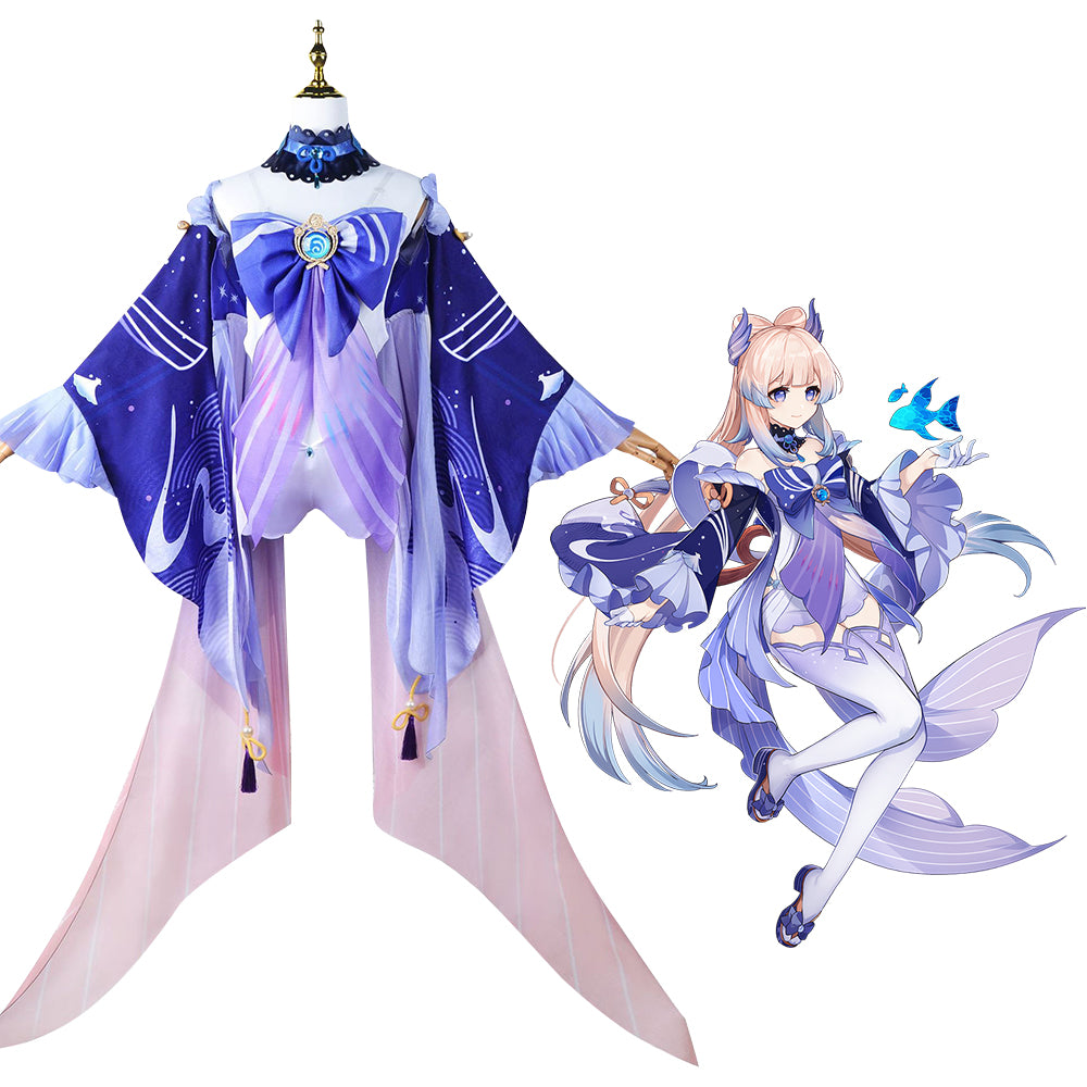 Genshin Impact Sangonomiya Kokomi Cosplay Costume-Cosplay Instrumentality Project