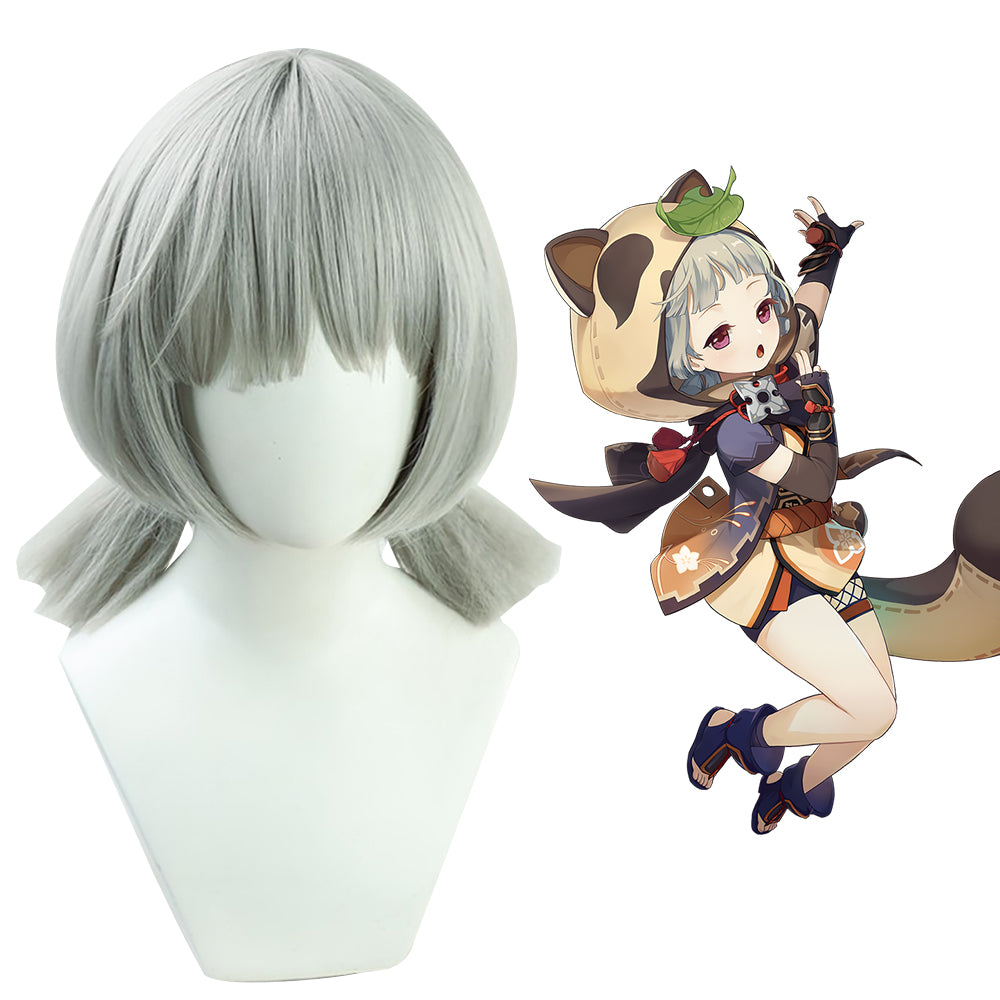Genshin Impact Sayu Silver Cosplay Wig-Cosplay Instrumentality Project