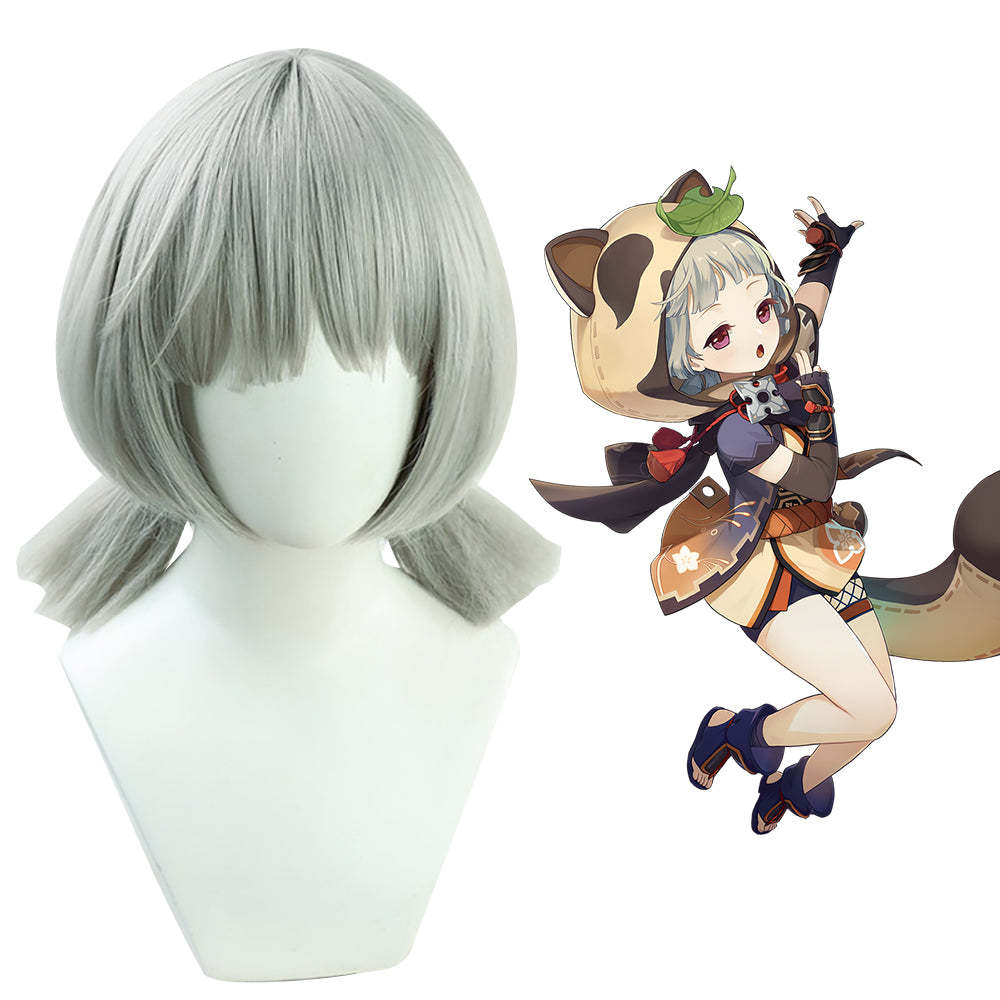 Genshin Impact Sayu Silver Cosplay Wig-Cosplay Instrumentality Project