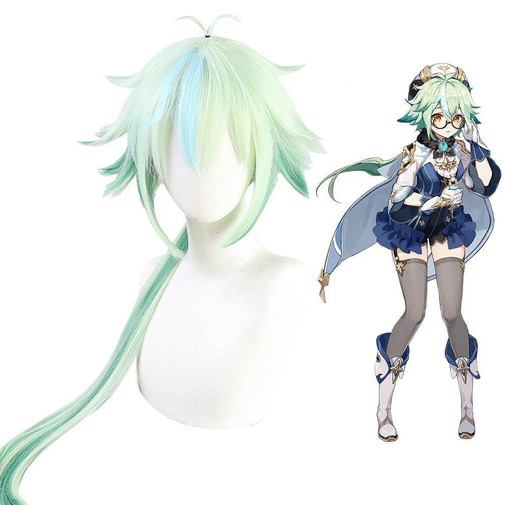 Genshin Impact Sucrose Green Cosplay Wig-Cosplay Instrumentality Project