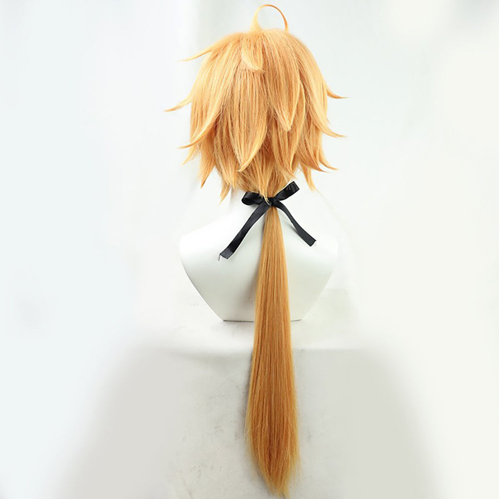 Genshin Impact Thoma Golden Cosplay Wig