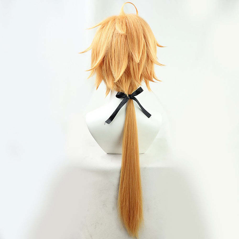 Genshin Impact Thoma Golden Cosplay Wig