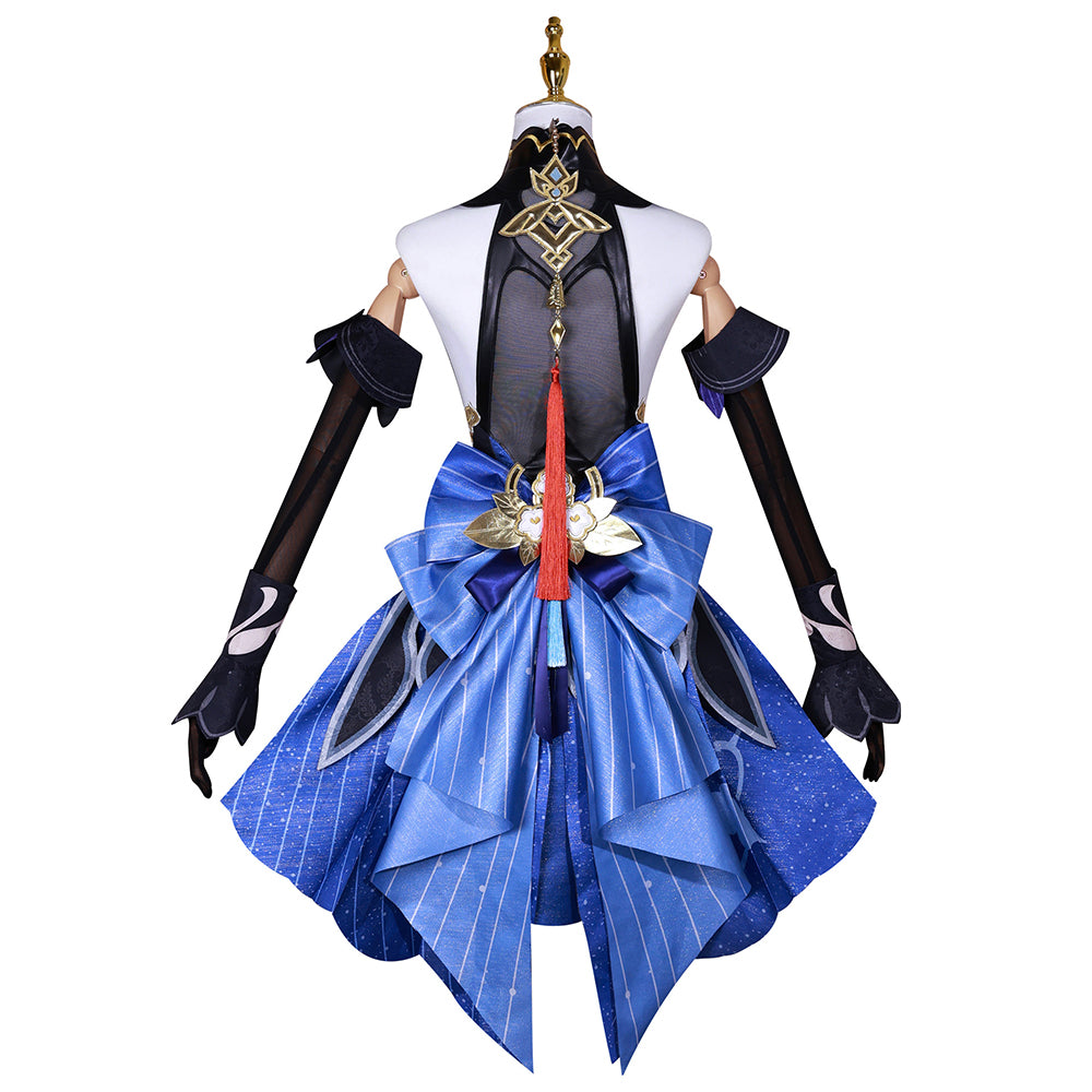 Genshin Impact Twilight Blossom Ganyu Skin Cosplay Costume