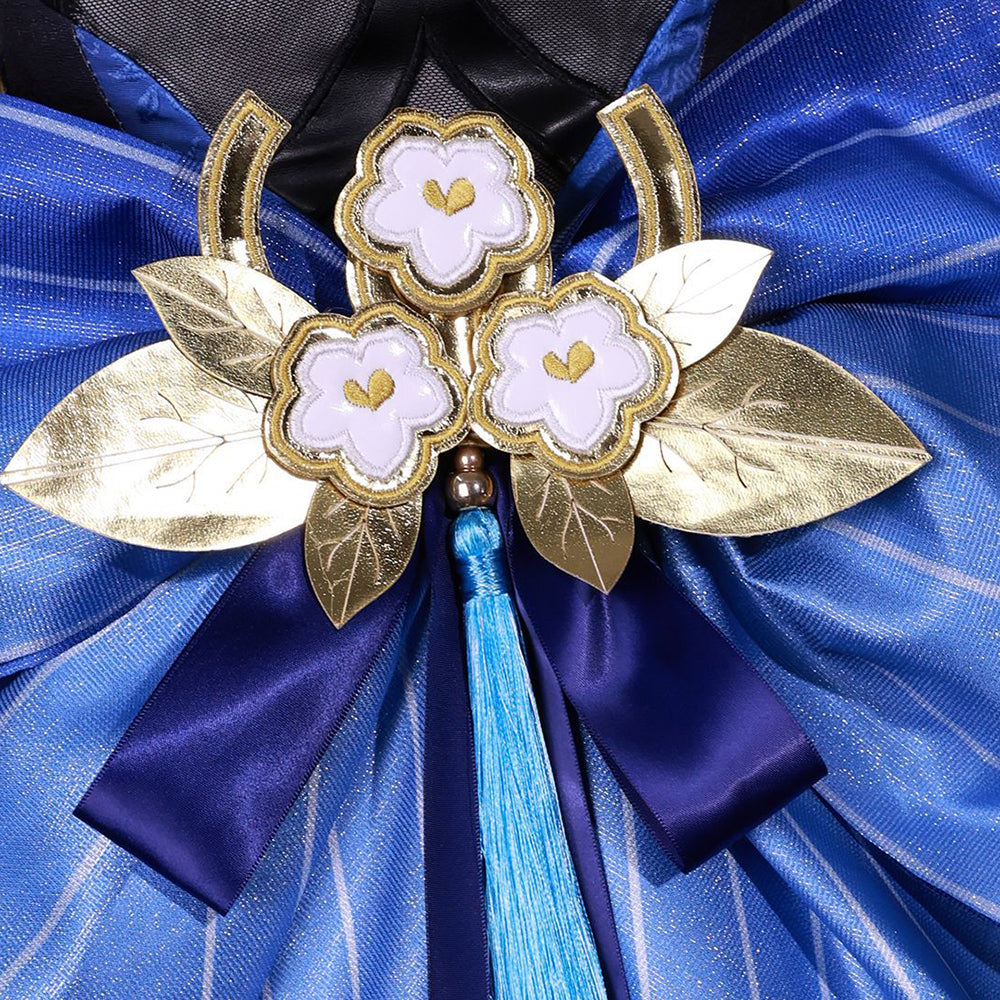 Genshin Impact Twilight Blossom Ganyu Skin Cosplay Costume