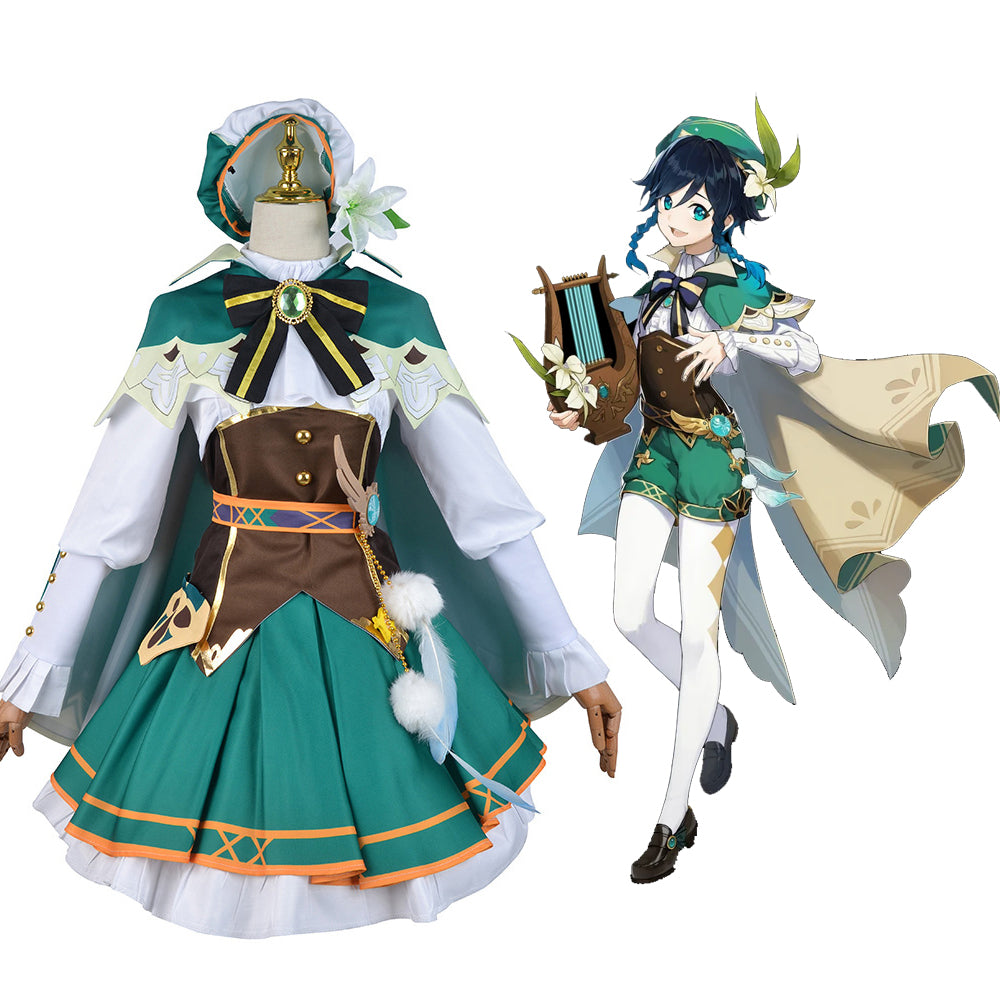 Genshin Impact Venti Cosplay Costume