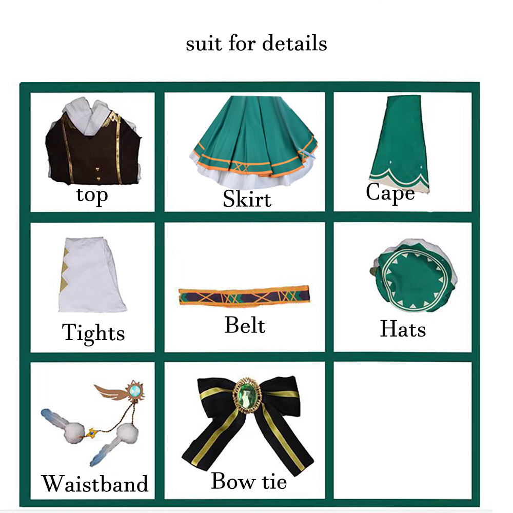 Genshin Impact Venti Cosplay Costume