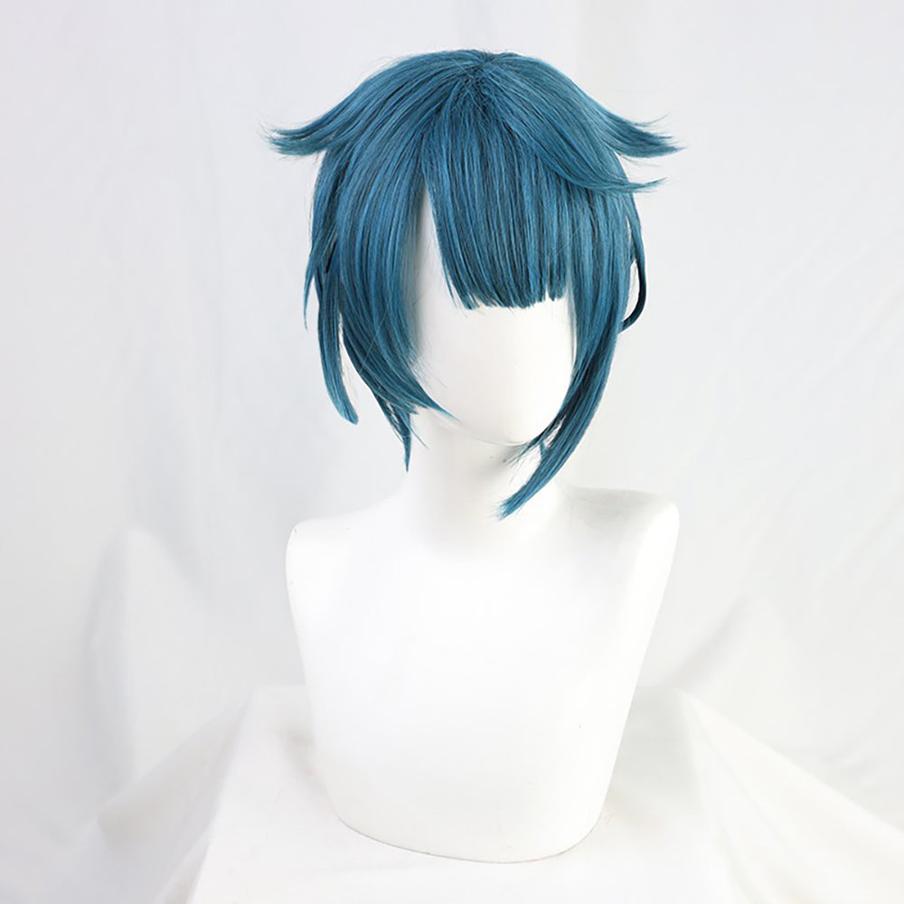 Genshin Impact Xingqiu Blue Cosplay Wig
