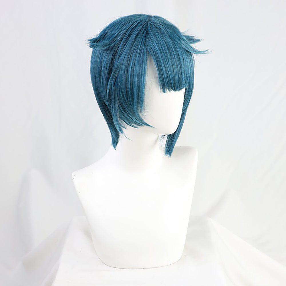 Genshin Impact Xingqiu Blue Cosplay Wig