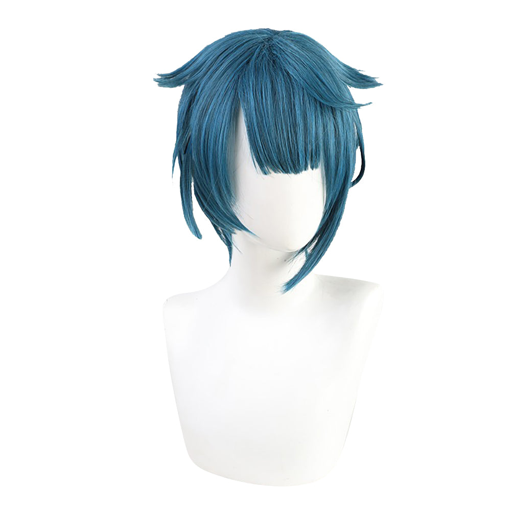 Genshin Impact Xingqiu Blue Cosplay Wig
