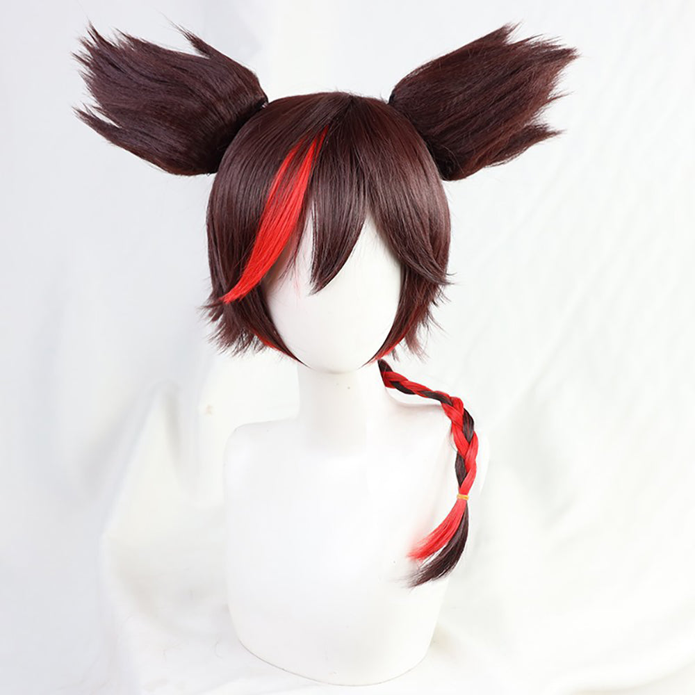 Genshin Impact Xinyan Black Cosplay Wig-Cosplay Instrumentality Project