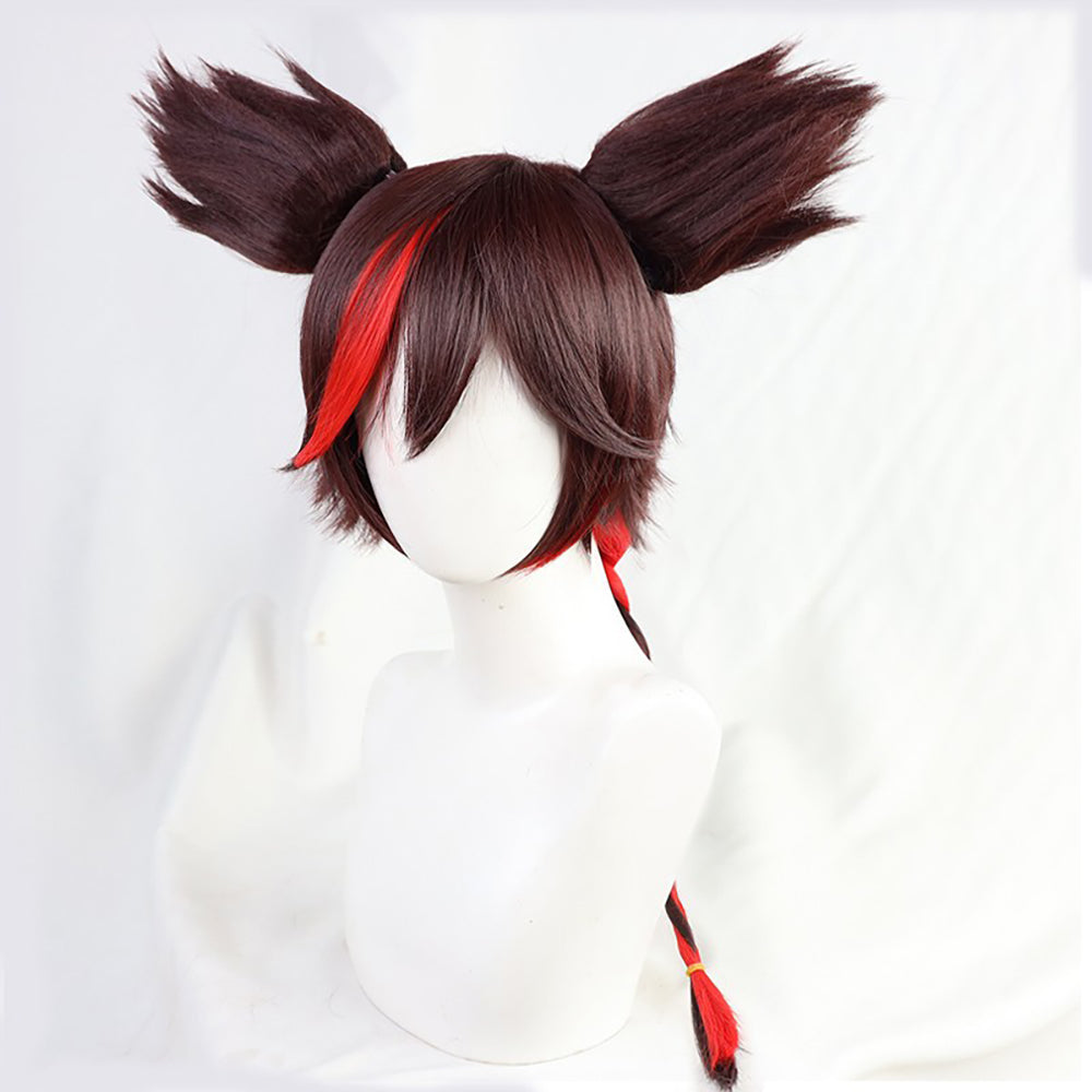 Genshin Impact Xinyan Black Cosplay Wig-Cosplay Instrumentality Project