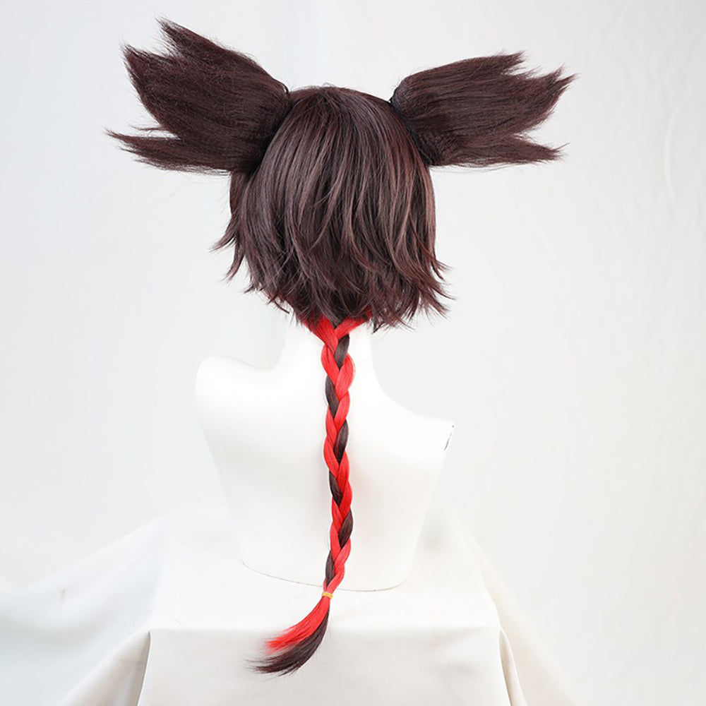 Genshin Impact Xinyan Black Cosplay Wig-Cosplay Instrumentality Project