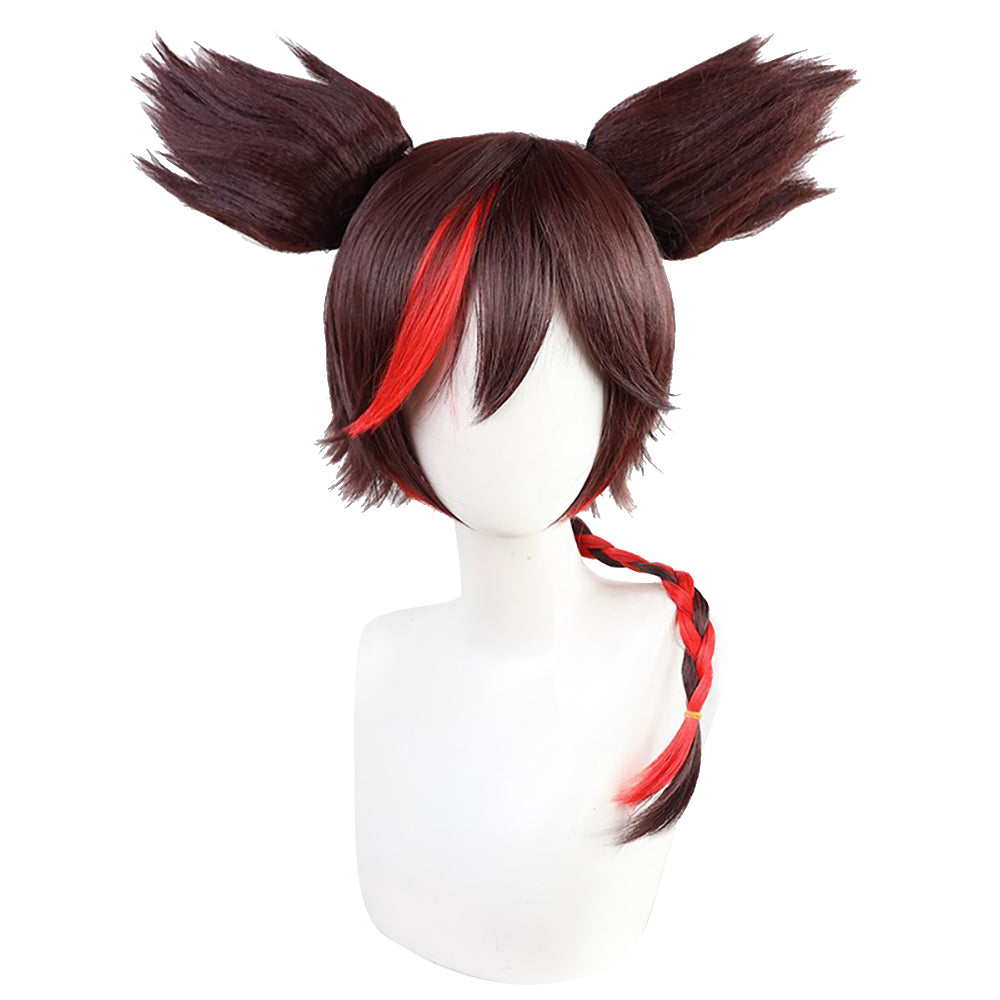 Genshin Impact Xinyan Black Cosplay Wig-Cosplay Instrumentality Project