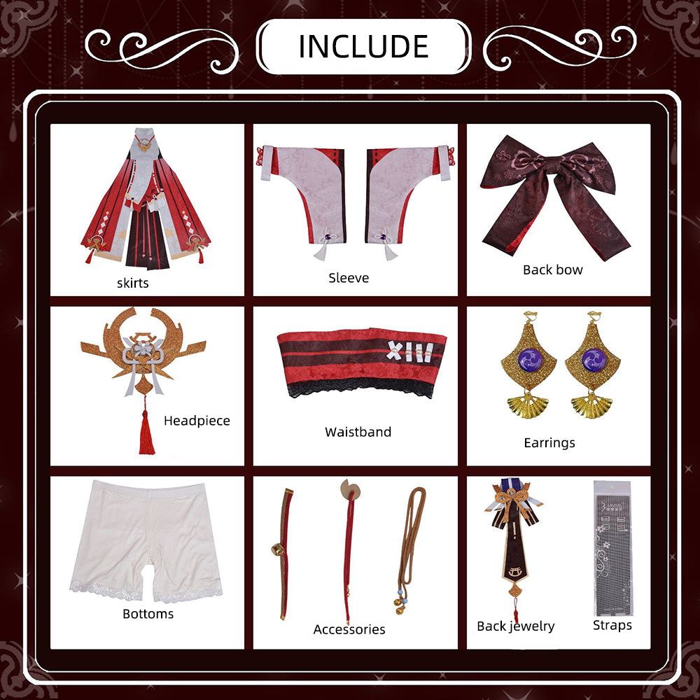 Genshin Impact Yae Miko Cosplay Costume-Cosplay Instrumentality Project