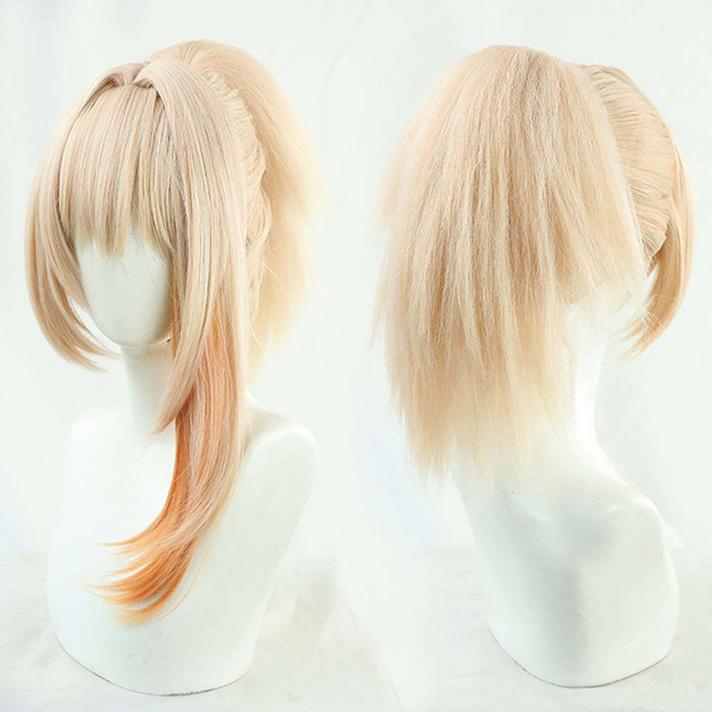 Genshin Impact Yoimiya Golden Cosplay Wig-Cosplay Instrumentality Project