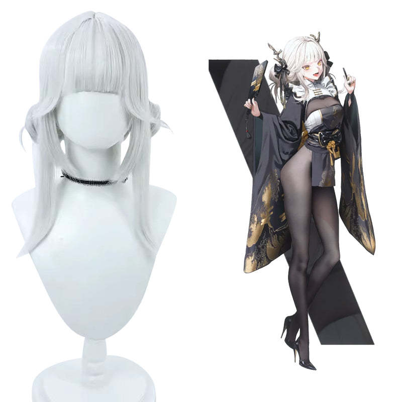 Goddess of Victory: Nikke Blanc Silver Cosplay Wig-Cosplay Instrumentality Project