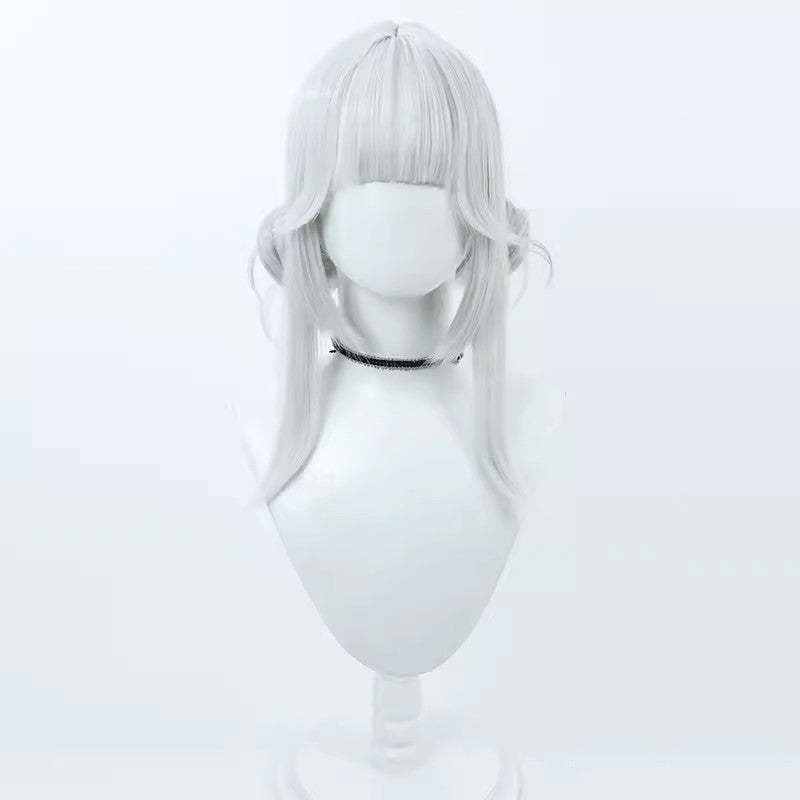 Goddess of Victory: Nikke Blanc Silver Cosplay Wig-Cosplay Instrumentality Project