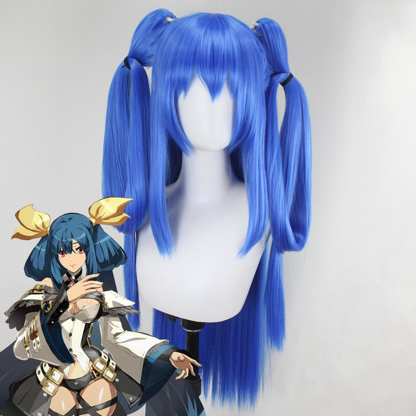 Guilty Gear Dizzy Blue Cosplay Wig