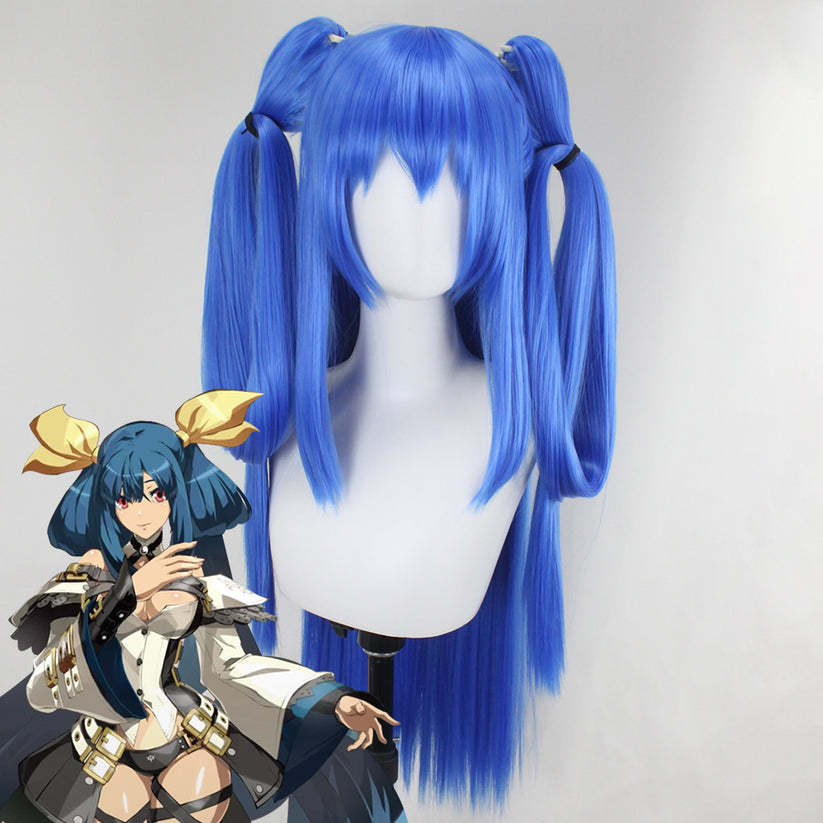 Guilty Gear Dizzy Blue Cosplay Wig