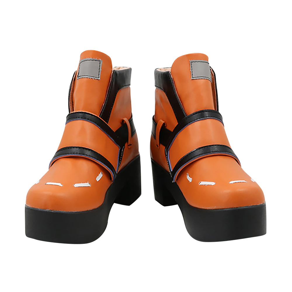 Guilty Gear STRIVE May Black Orange Cosplay Shoes