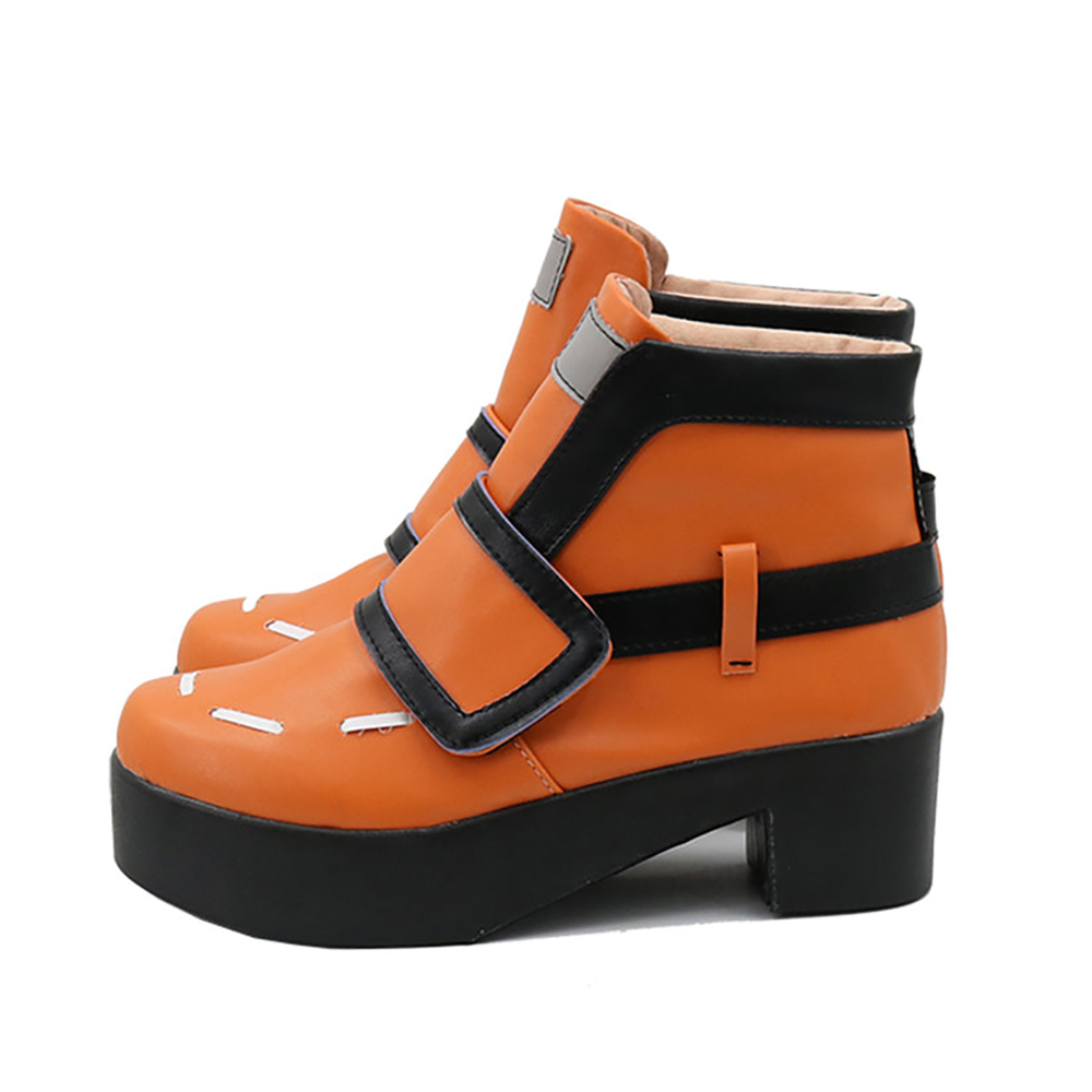 Guilty Gear STRIVE May Black Orange Cosplay Shoes