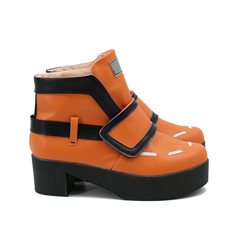 Guilty Gear STRIVE May Black Orange Cosplay Shoes