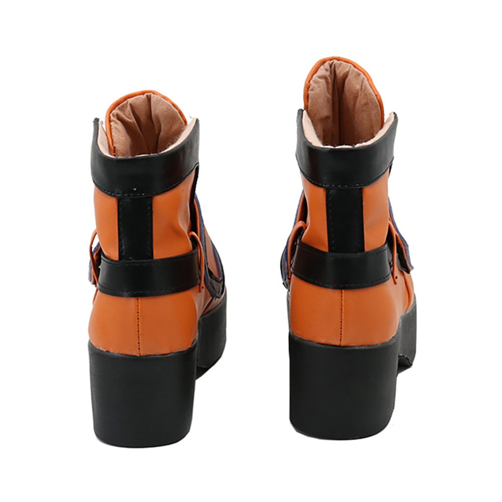 Guilty Gear STRIVE May Black Orange Cosplay Shoes