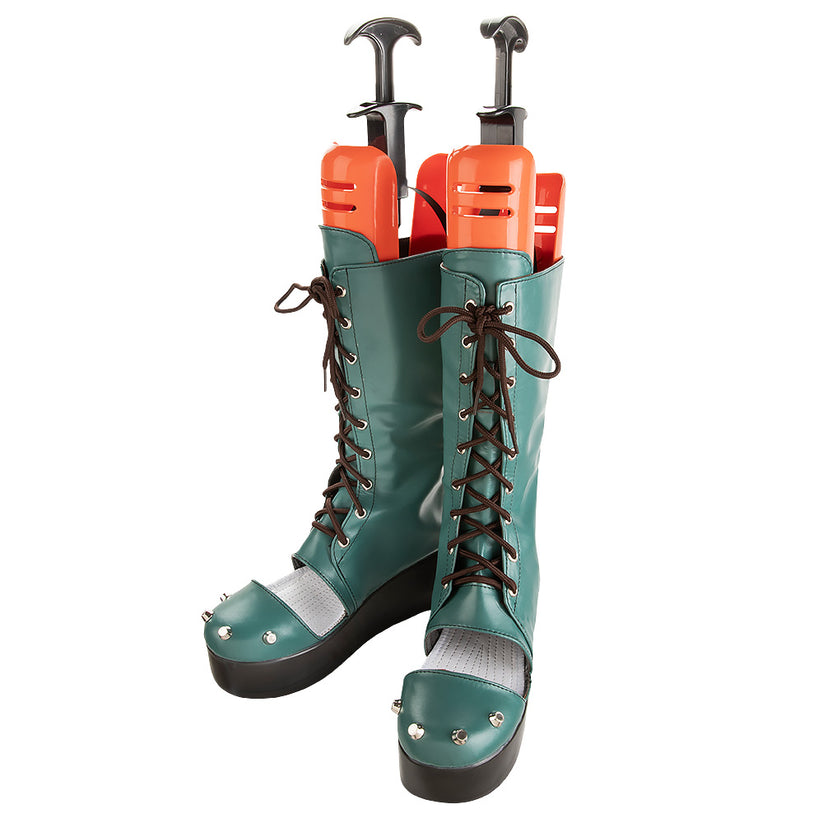 Guilty Gear Strive A.B.A Green Shoes Cosplay Boots